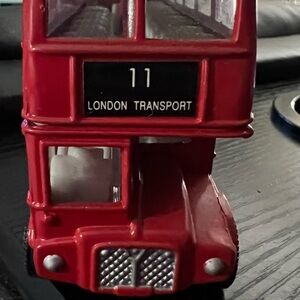 Red Double-Decker Toy Bus